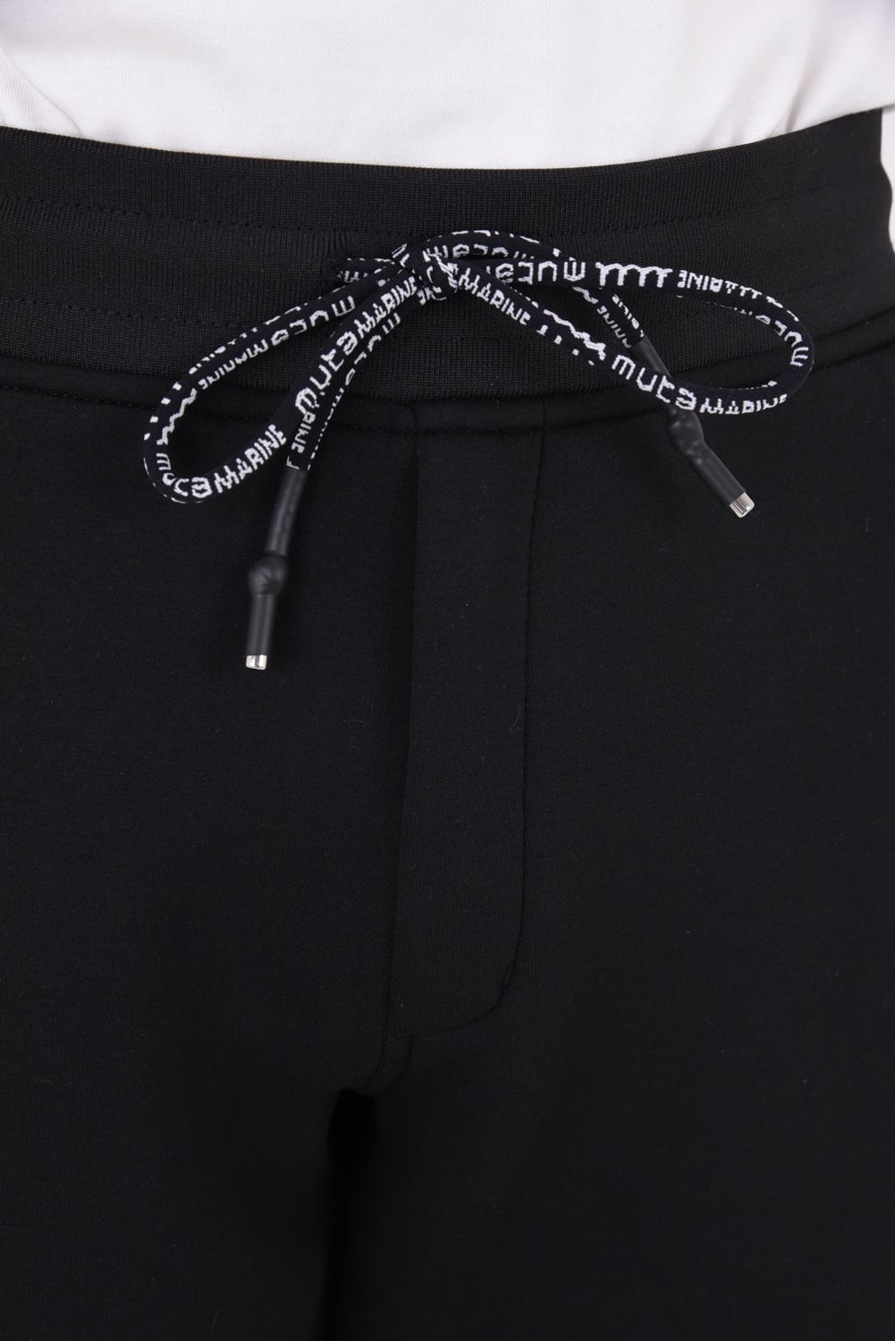 【26AW】 BONDING JOGGER PANTS / ボンディング素材 ワンポイントロゴ ジョガーパンツ (ブラック)