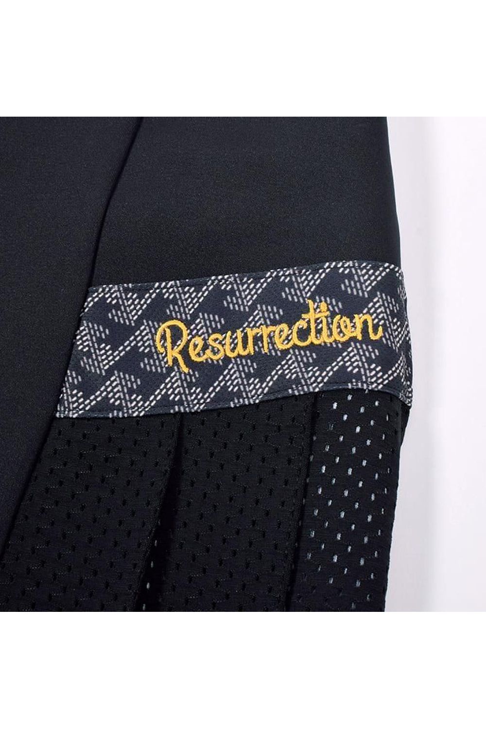 【26SS】【レディース】 GM ACCENT LINE SKIRT / モノトーンシリーズ メッシュプリーツ アクセントラインスカート (ブラック)*