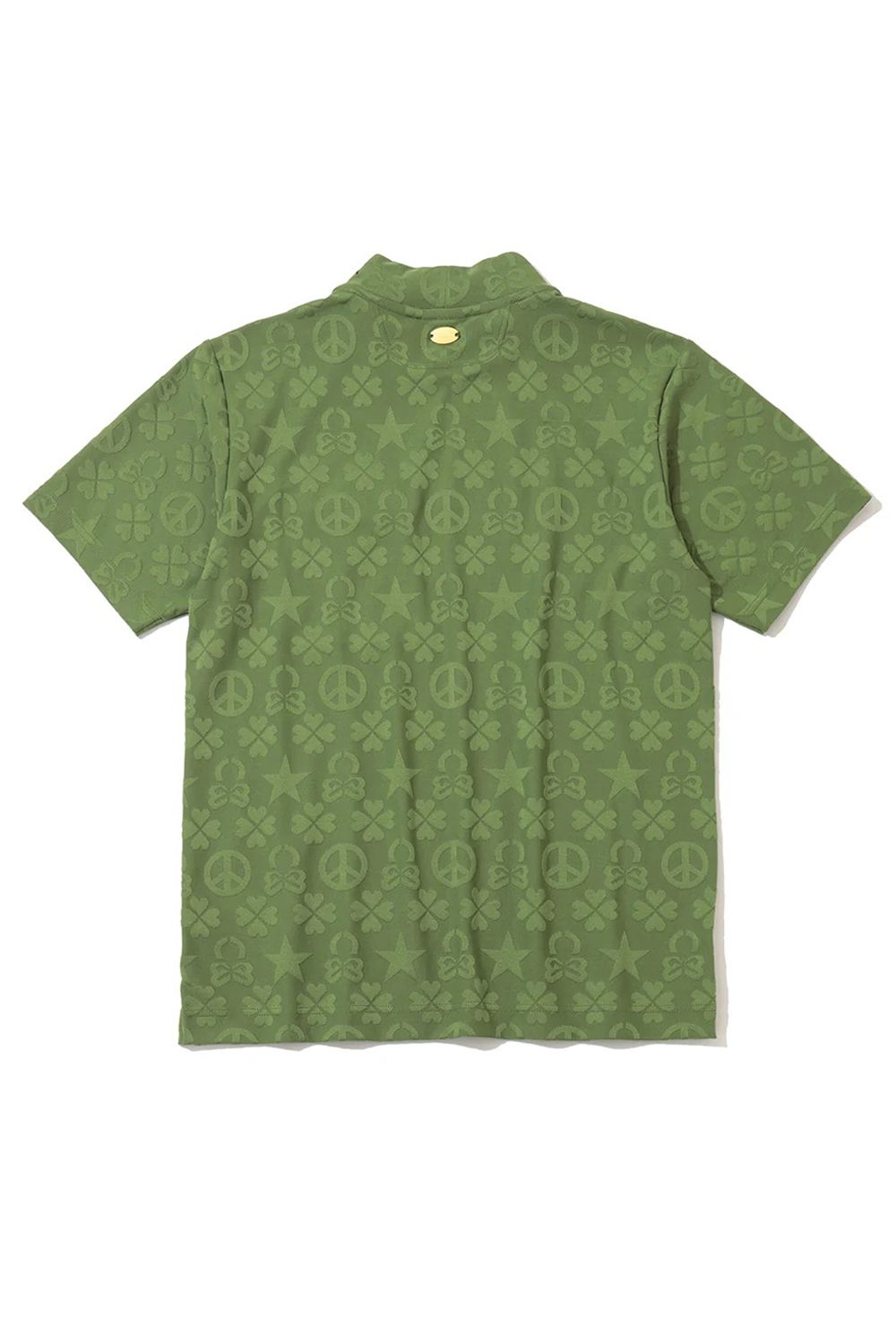【26SS】 IMPERIAL JACQUARD MOCK TEE / モノグラムパターンジャカード パッチポケット モックネックTシャツ (カーキ)