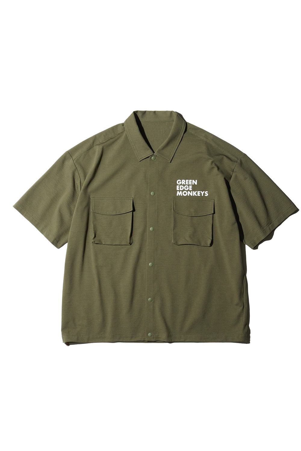 【26SS】 KNIT SOCCER SHIRT / ニットサッカー シャツ （カーキ）