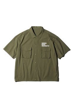 【26SS】 KNIT SOCCER SHIRT / ニットサッカー シャツ （カーキ）