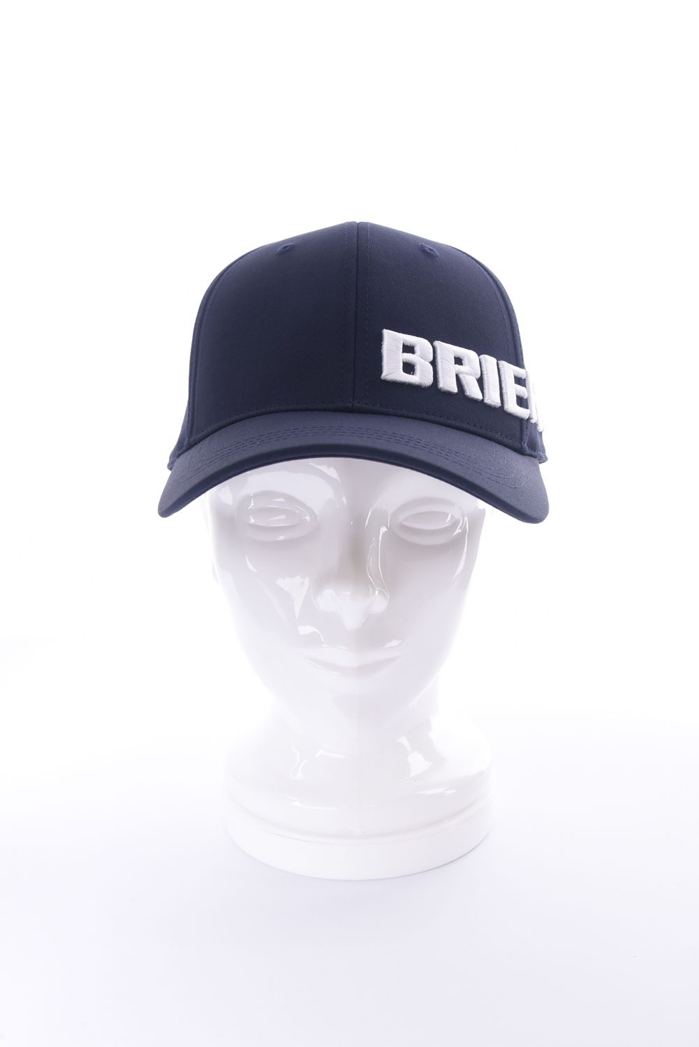 【26SS】 MEN’S ROUND LOGO CAP / アシンメトリー ラウンドロゴ キャップ (ネイビー)