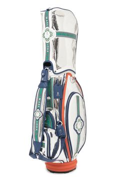 【2026SS 木村拓哉さん着用 VOL.1】【銀行振込・代金引換不可】【返品・交換不可】 STELA CHROME EDITION CADDY BAG / ミラーエナメル アラベスクパターン カートタイプ キャディバッグ (シルバー) (2月18日入荷予定)