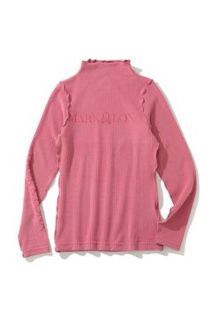 【レディース】 LODI RIBBED BOTTLENECK PULLOVER  /ボトルネック ロングスリーブシャツ (ピンク)