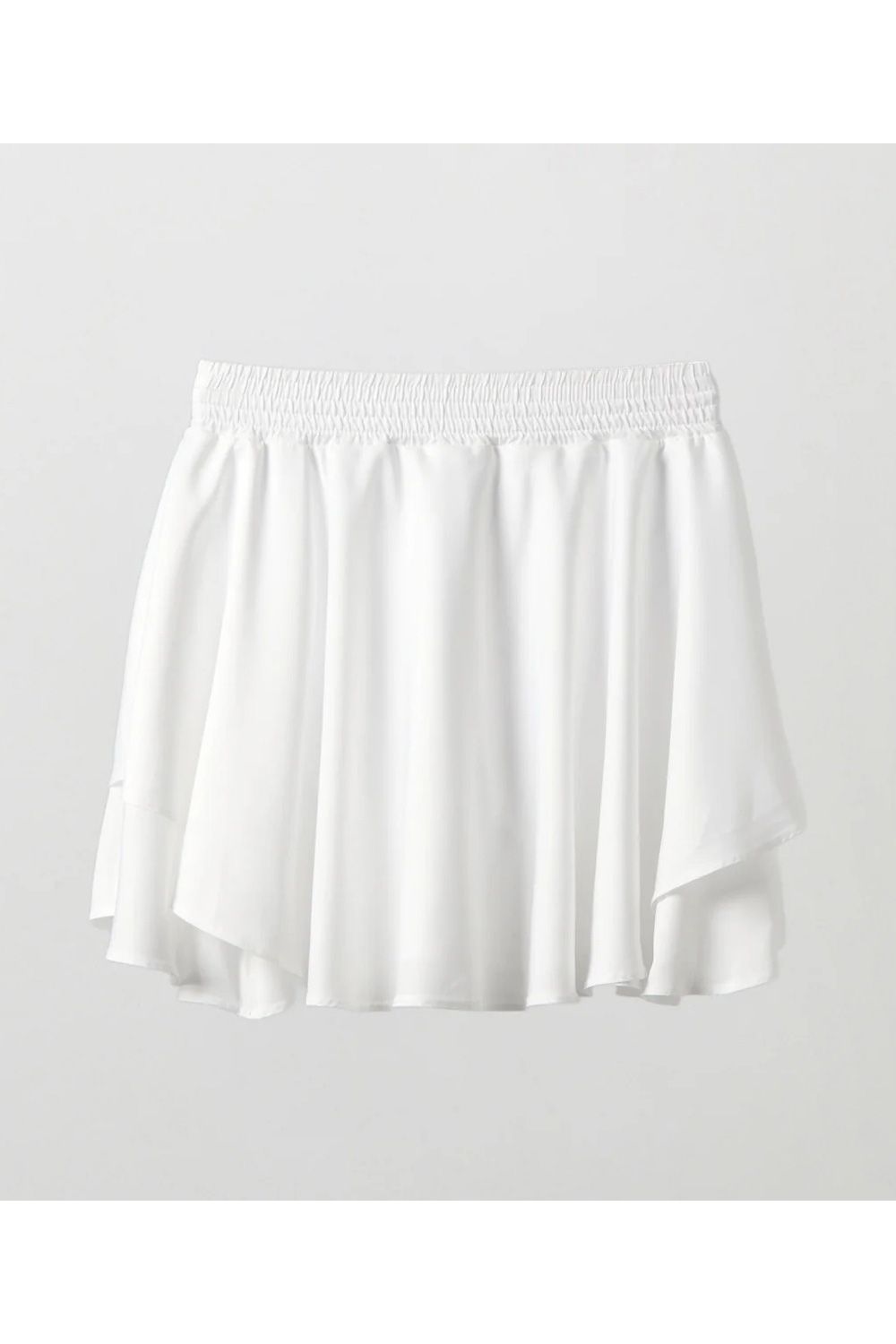 【26SS】【レディース】 DOUBLE-FACED DRAPED SKIRT / ダブルフェイスドレープスカート (ホワイト)