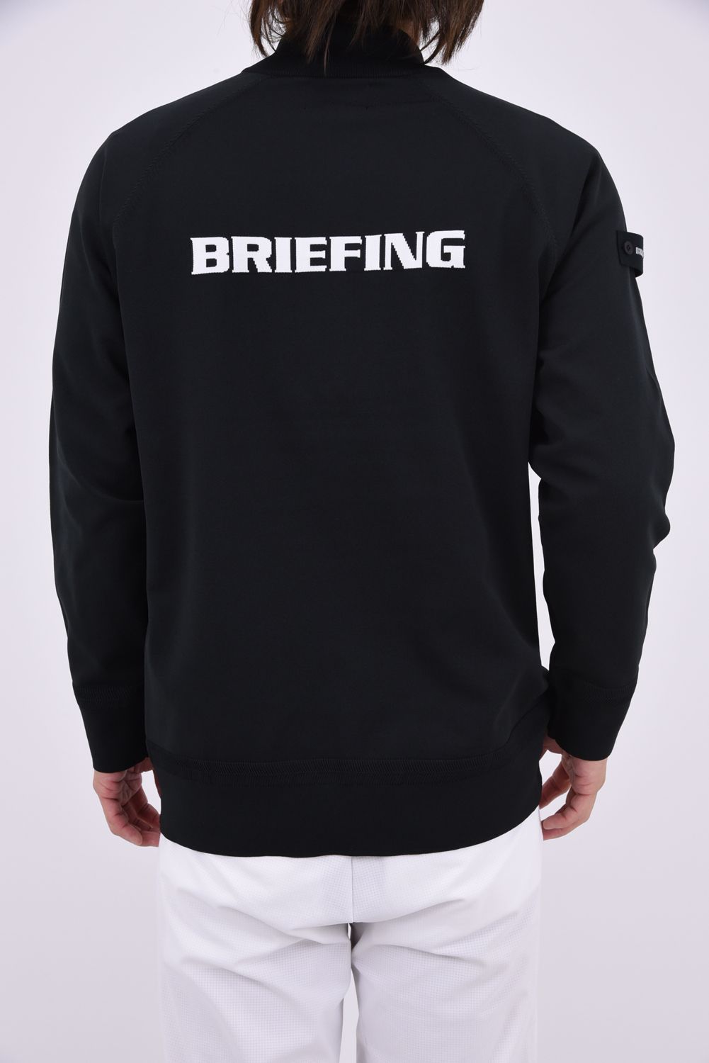 BRIEFING - 【26AW】 MEN'S PLANE KNIT HALFZIP / BGロゴ ハーフジップ