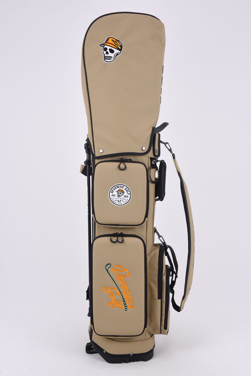 【26SS】【銀行振込・代金引換不可】【返品・交換不可】 DVG DEEP SIDE POCKET CADDIE BAG / ディープサイドポケット スタンドタイプ キャディバッグ (マッシュルーム)