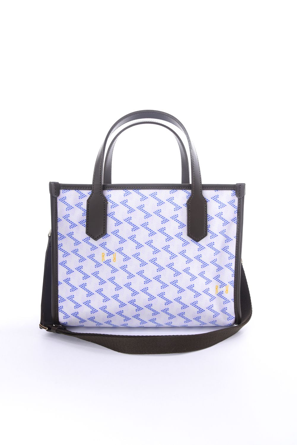 【26SS】  LANIUS SQUARE MINI (ラニウス スクエア ミニ) / ブランドオリジナルテキスタイル カートバッグ （アクア）