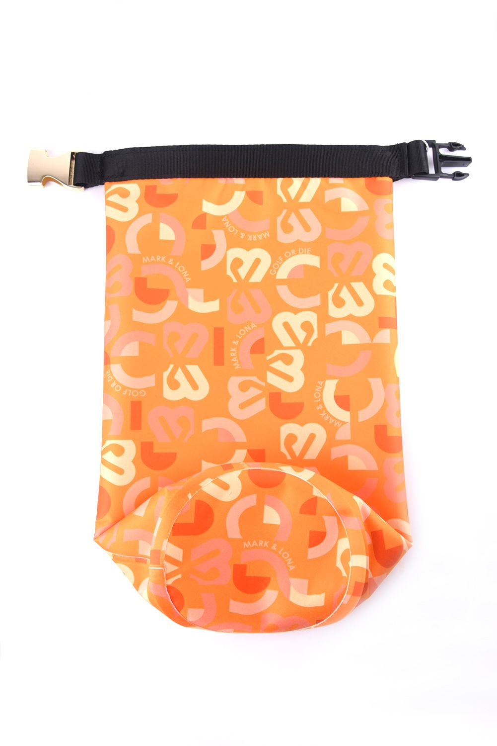 【26SS】 QUADRA ROUND COOLING BAG / エレメントスカルプリント ハンドル仕様 アイスバッグ (オレンジ)