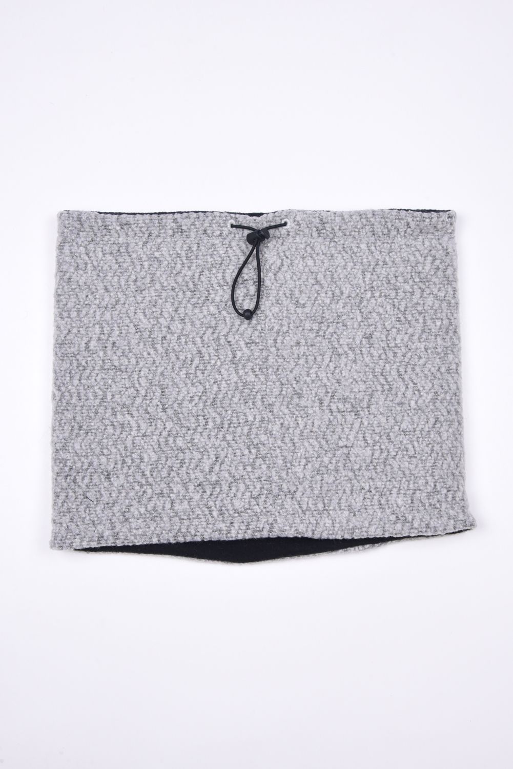 WOOL BOA NECK GAITER / ウールボアフリース ネックウォーマー (ライトグレー)