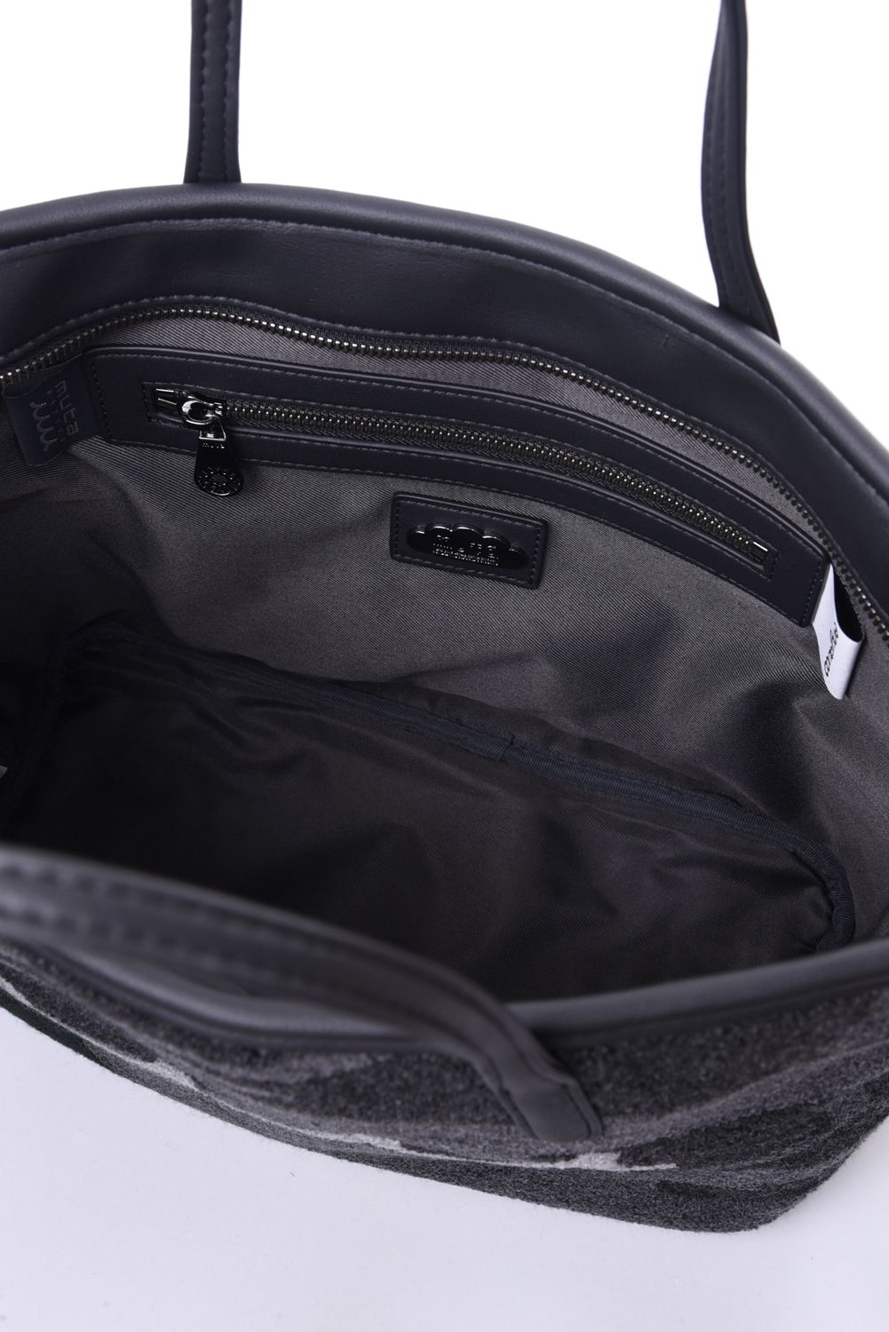 PILE TOTE BAG / パイル生地 トートバッグ (カモフラージュブラック)