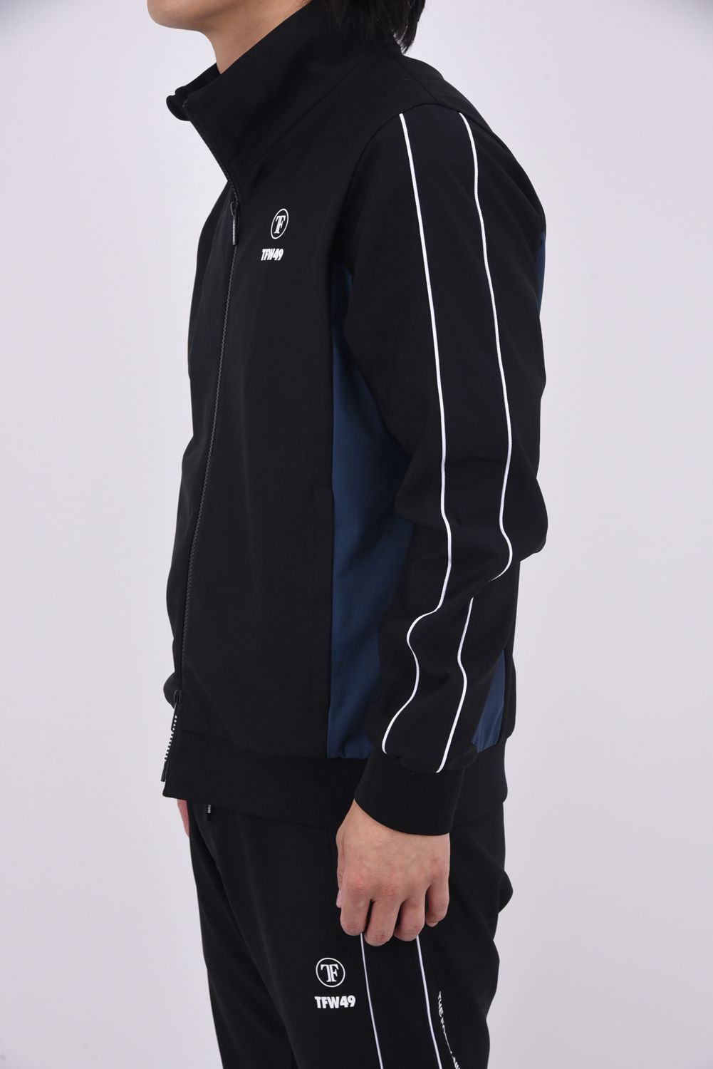 【25AW】 SPORTY TRACK JACKET / スポーティー トラック ジャケット (ブラック)