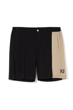 【26SS】 VERTICAL BICOLOR SHORTS / バイカラー ショートパンツ (ブラック)