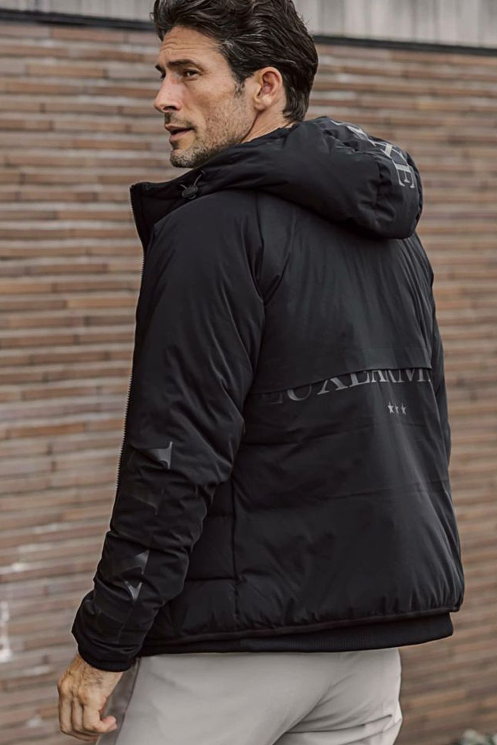 LUXEAKMPLUS - SWEDISH CAMO HOODY / バックロゴ ハイネック