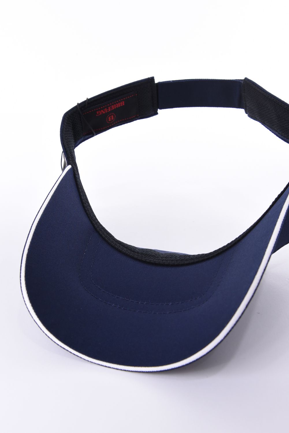 【26AW】 MEN’S COLLEGE LOGO VISOR / カレッジロゴ刺繍 サンバイザー (ネイビー)