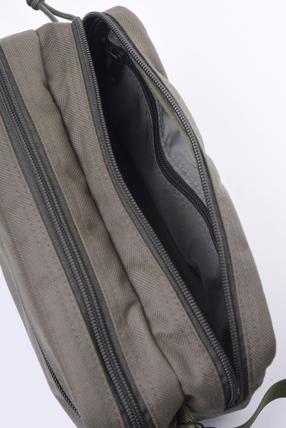 【NEW STANDARD SERIES】 DOUBLE ZIP POUCH STD / ダブルジップ ポーチ (レンジャーグリーン)