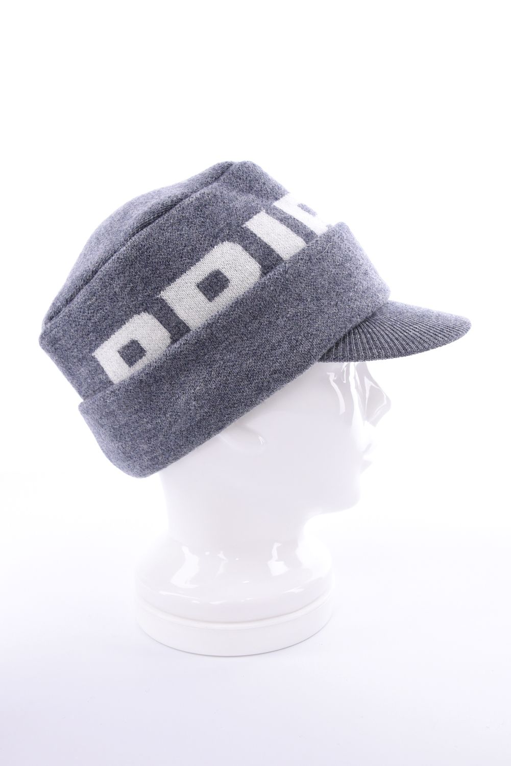 【26AW】 MEN’S WR WOOL KNIT WORK CAP / ブランドロゴ ワークキャップ (グレー)
