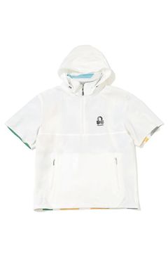 【26SS】 QUADRA AIR MESH 2-WAY PULLOVER / リバーシブル ショートスリーブプルオーバー (ホワイト) (3月4日入荷予定)