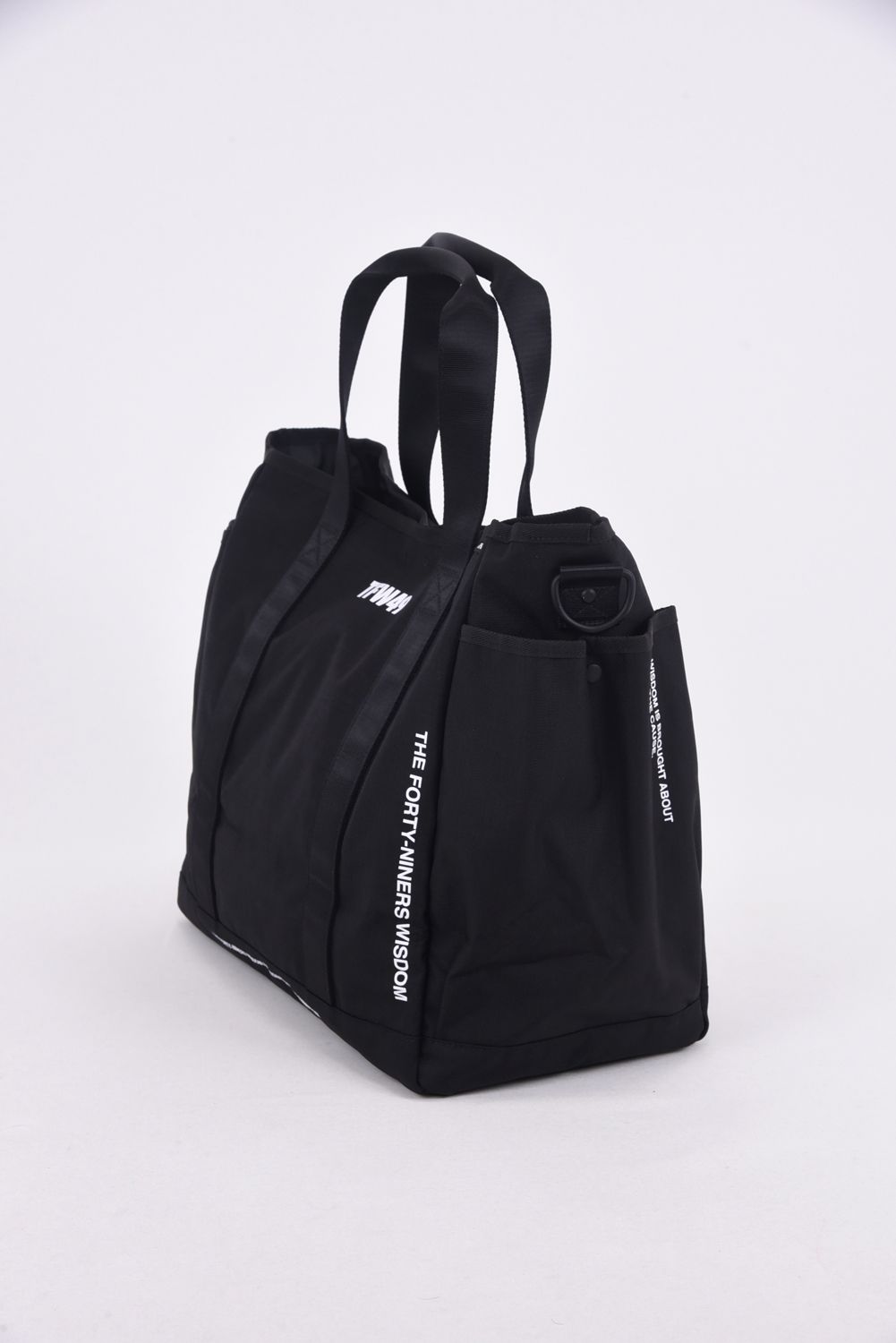 NYLON TOTE BAG / ナイロン トートバッグ (ブラック)