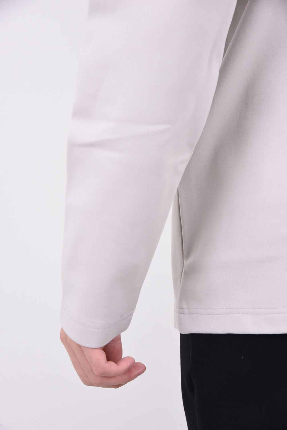【期間限定ポイント50倍】WARM PUNCH MOCK NECK SHIRT / ウォームポンチ モックネックシャツ (ベージュ)