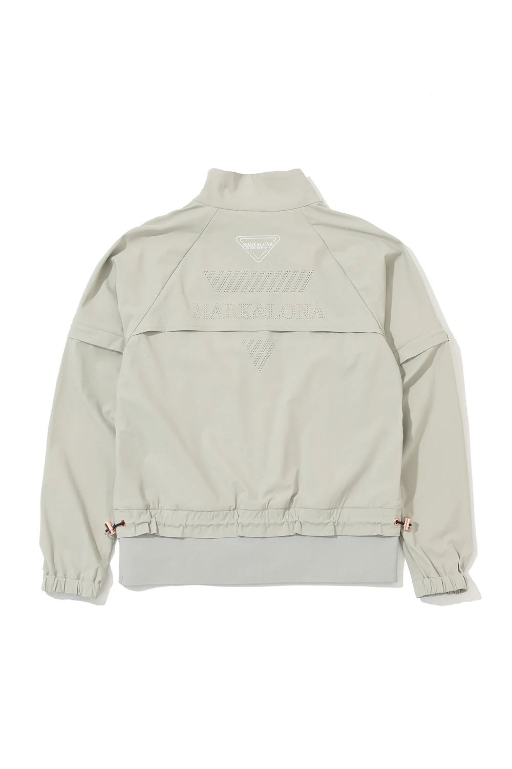 【26SS】【CODE COLLECTION】【レディース】 SPZJ / 高機能ナイロン 2WAYスリーブ ハイネック ジップアップブルゾン (ベージュ)