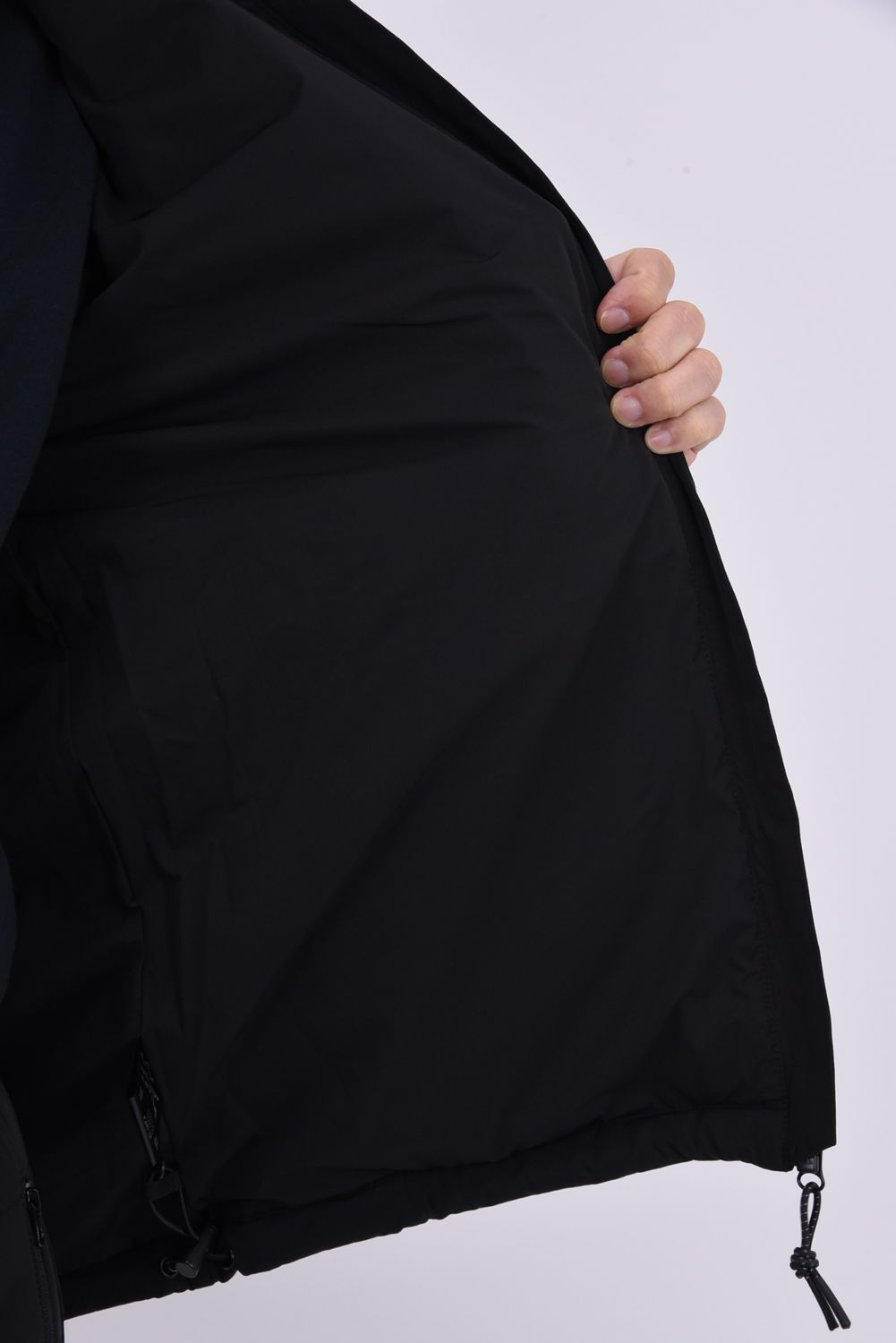 【26AW】 HYBRID PUFFER JACKET / ハイブリッド パファージャケット (ブラック)