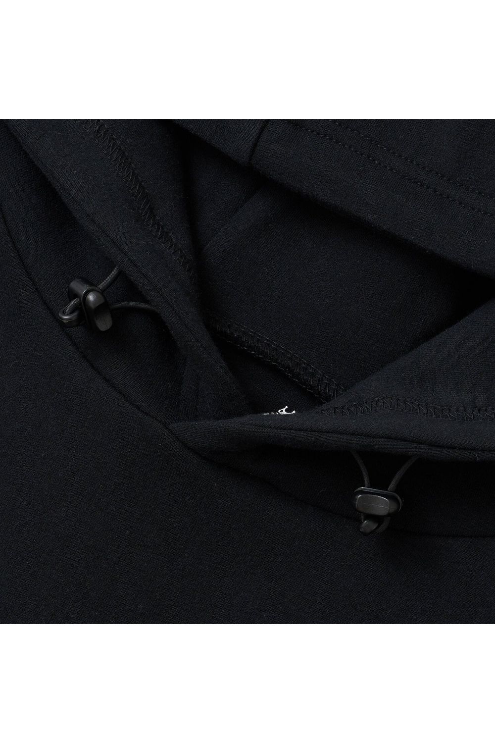 【26AW】【レディース】 RING LOGO PARKA / ダンボールニット サークルロゴ ジップポケット プルオーバーフーディー (ブラック)