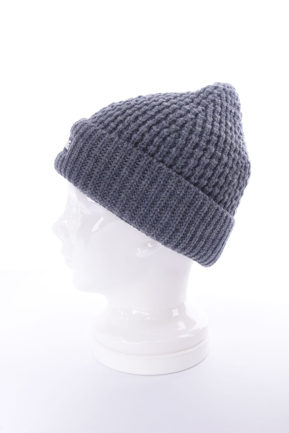 MEN’S WR WOOL BEANIE / ボックスロゴ ニットビーニー (グレー)