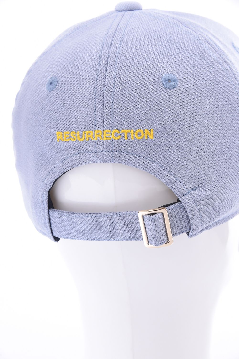 【26SS】 FIVE CONSECUTIVE CAP / リネンライク RRロゴ刺繍 キャップ (サックス)