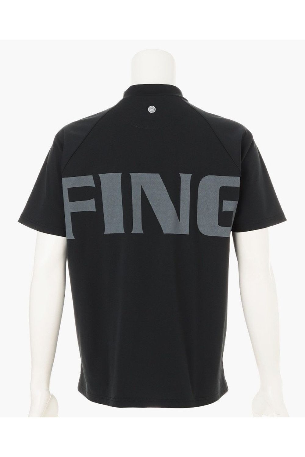 【26SS】 MEN’S BIG BEAT HIGHNECK / ビッグロゴ リラックスフィット モックネックTシャツ (ブラック)