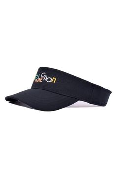 【26SS】 COLORFUL LOGO SUN VISOR / カラフルロゴ刺繍 サンバイザー (ブラック)