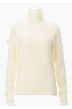 【25AW】【レディース】WS BOUCLE YARN TURTLENECK KNIT / タートルネックニット (ホワイト)
