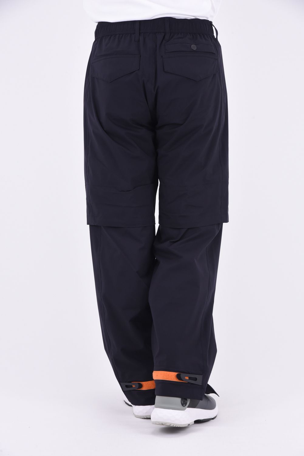 【期間限定ポイント10倍】MENS LINE UP RAIN PANTS / ロゴ ラインアップレインパンツ (ブラック)