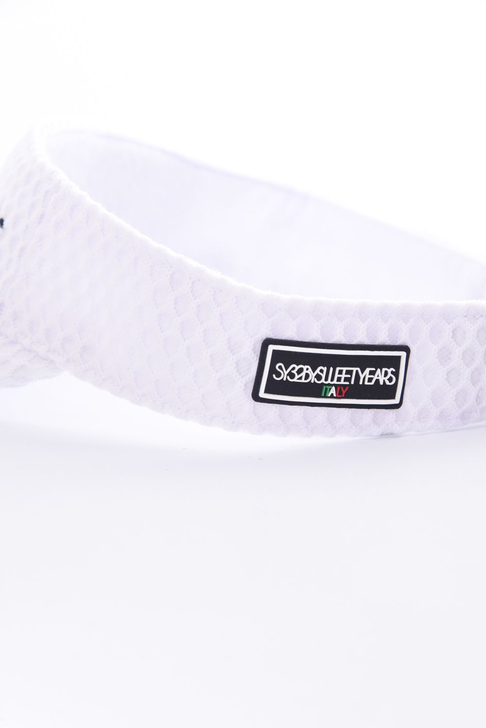 【26SS】 MESH EMB SUN VISOR / メッシュ ロゴ刺繡 サンバイザー (ホワイト)
