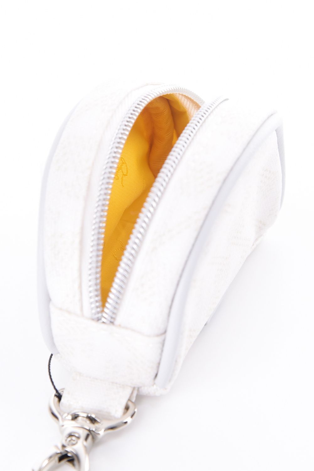 【26SS】【プレゼント好適品】 CETTIA (セッティア) / ブランドオリジナルテキスタイル ボールポーチ (モノホワイト)