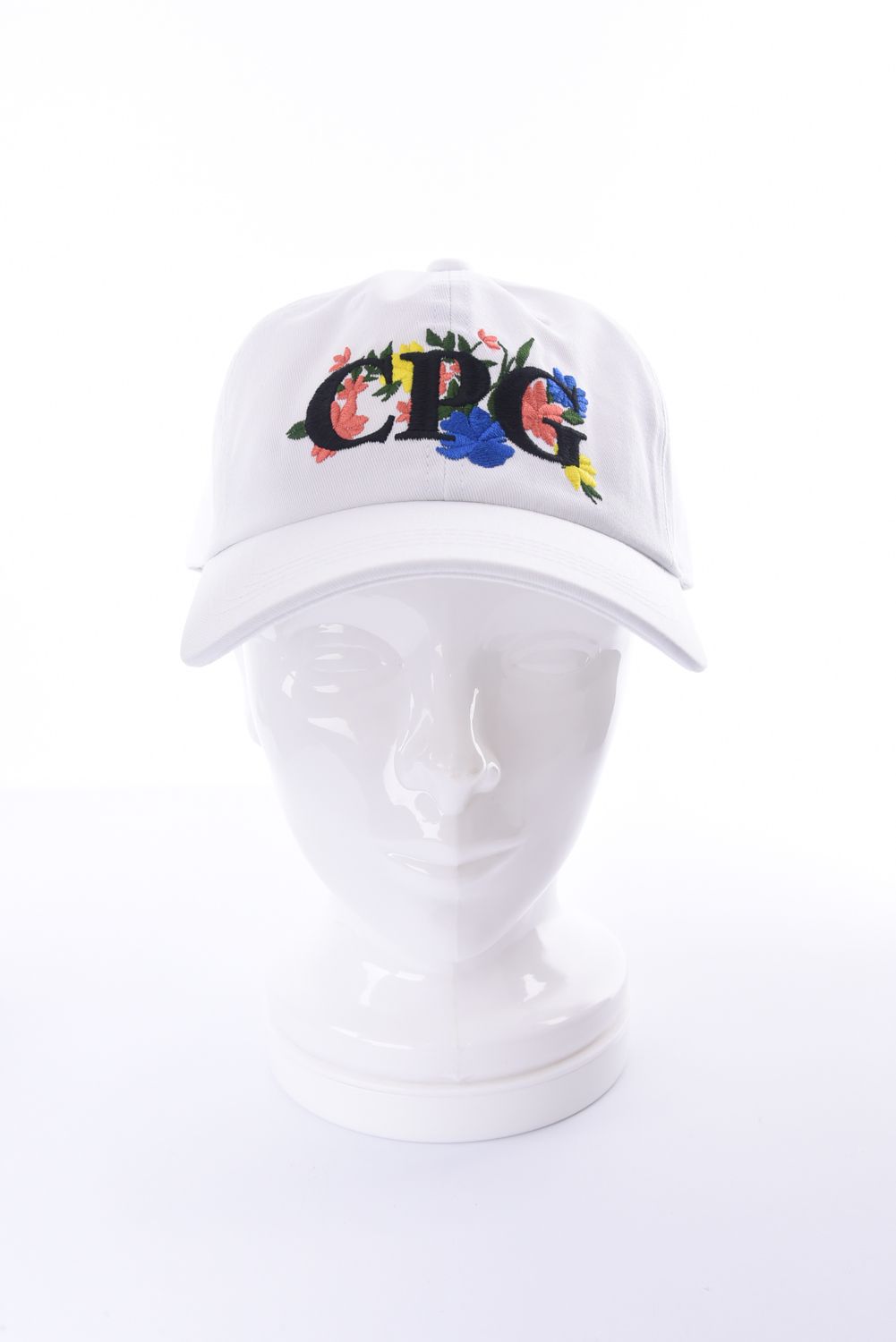 新品❤️CPG GOLF ホワイトキャップ CPG GOLF - FLOWER LOGO CAP / フラワーモチーフ ブランドロゴ