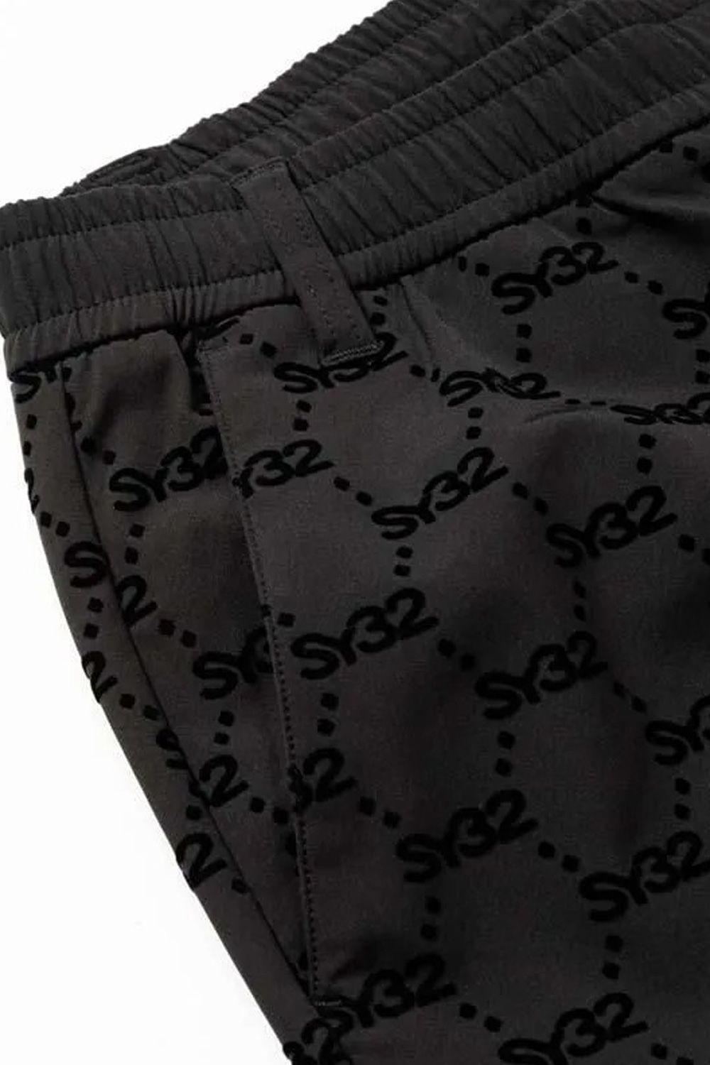 【25AW】 FLOCKY STRETCH LONG PANTS / フロッキーストレッチ ロングパンツ (ブラック)
