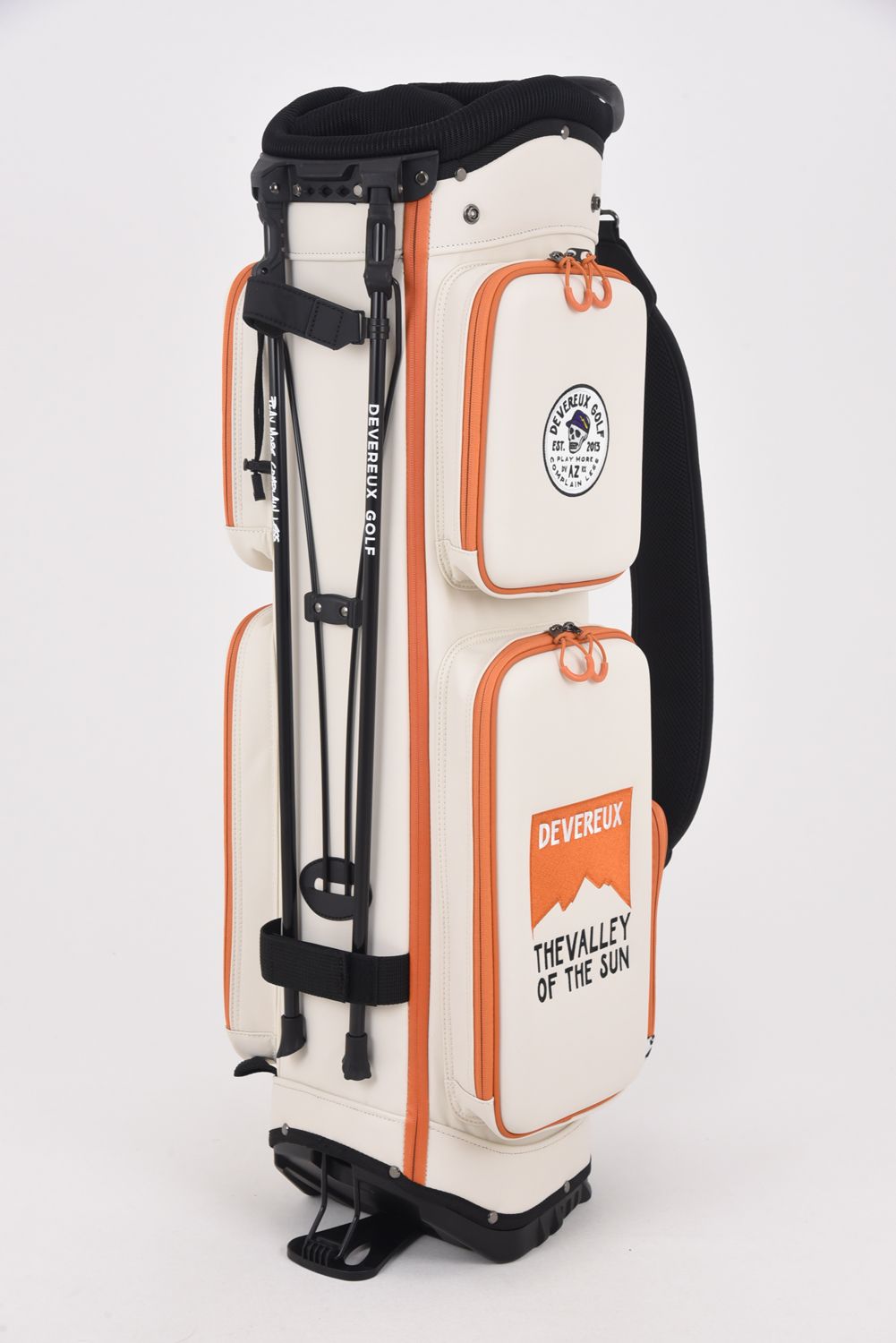 【銀行振込・代金引換不可】【返品・交換不可】 SOUTHWEST DEEP SIDE POCKET CADDIE BAG / ディープサイドポケット スタンドタイプ キャディバッグ (ホワイト)