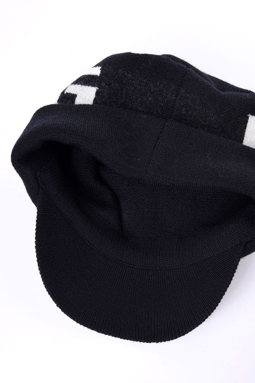 【26AW】 MEN’S WR WOOL KNIT WORK CAP / ブランドロゴ ワークキャップ (ブラック)