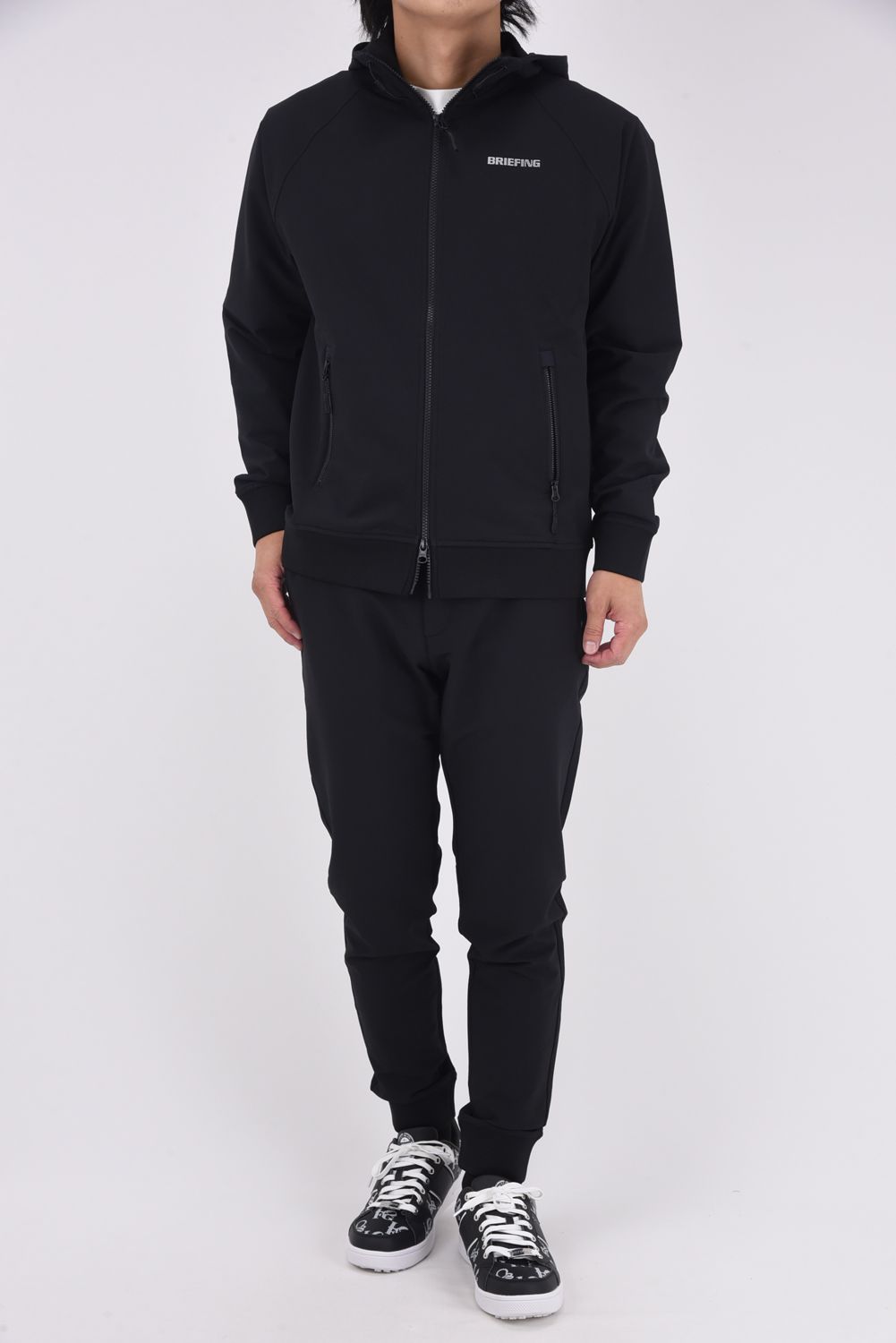 【25AW】 MEN'S STORMFLEECE BACK DOTS JOGGER PANTS / ストームフリース ジョガーパンツ (ブラック)