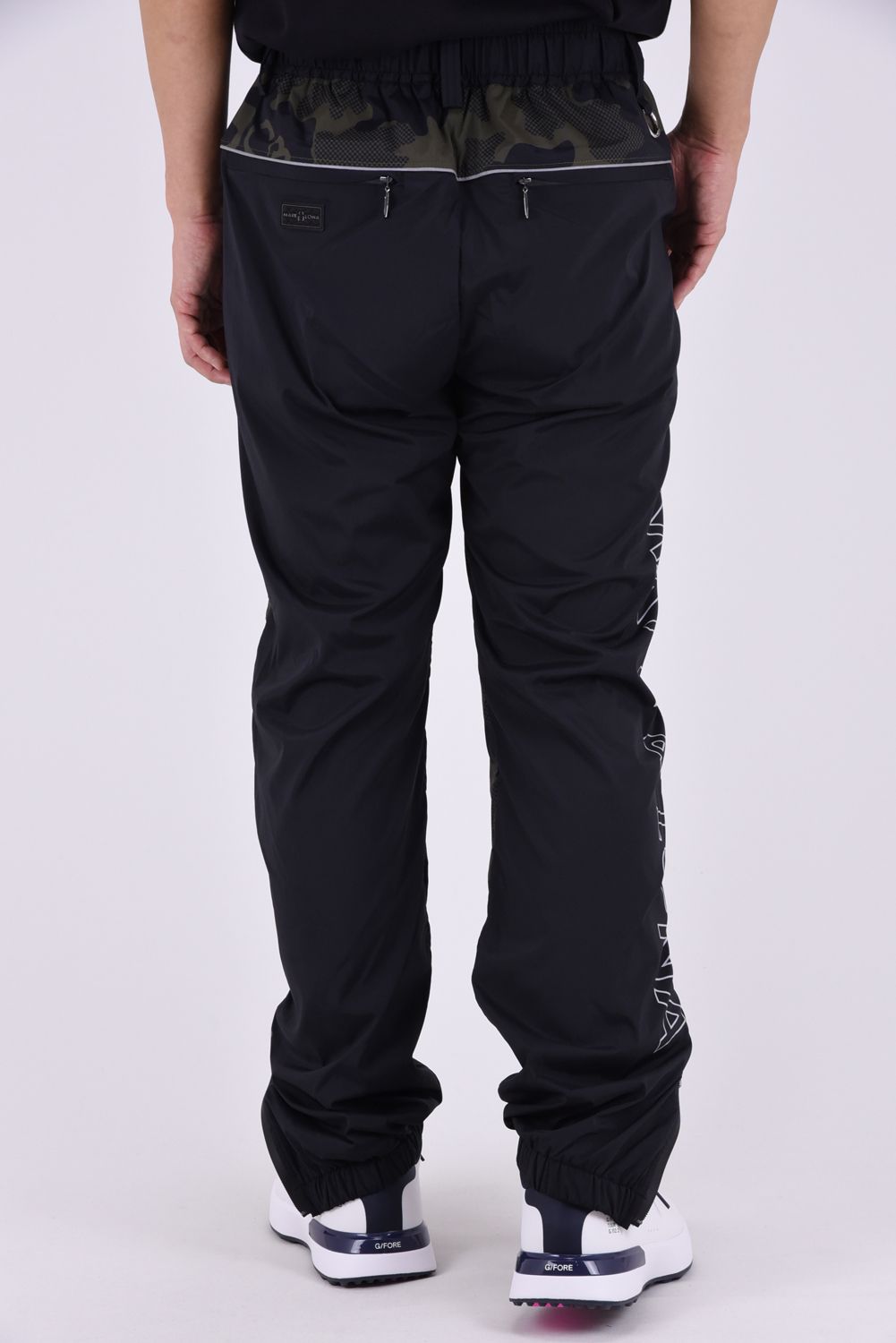【26AW】 PLURI CAMO TECHNICAL PANTS / スカルカモフラージュ サイドファスナー ロングパンツ (ブラック)