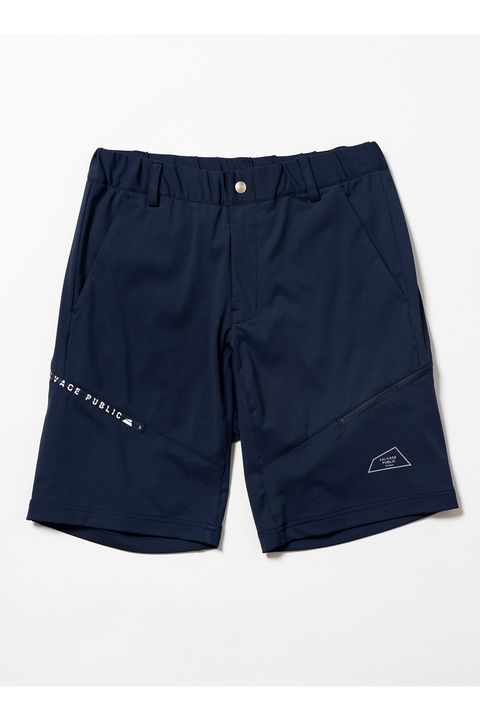【26SS】 Alohea Trubeaute Tech Shorts / トリコットメッシュ ZIPポケット ショートパンツ (ネイビー)