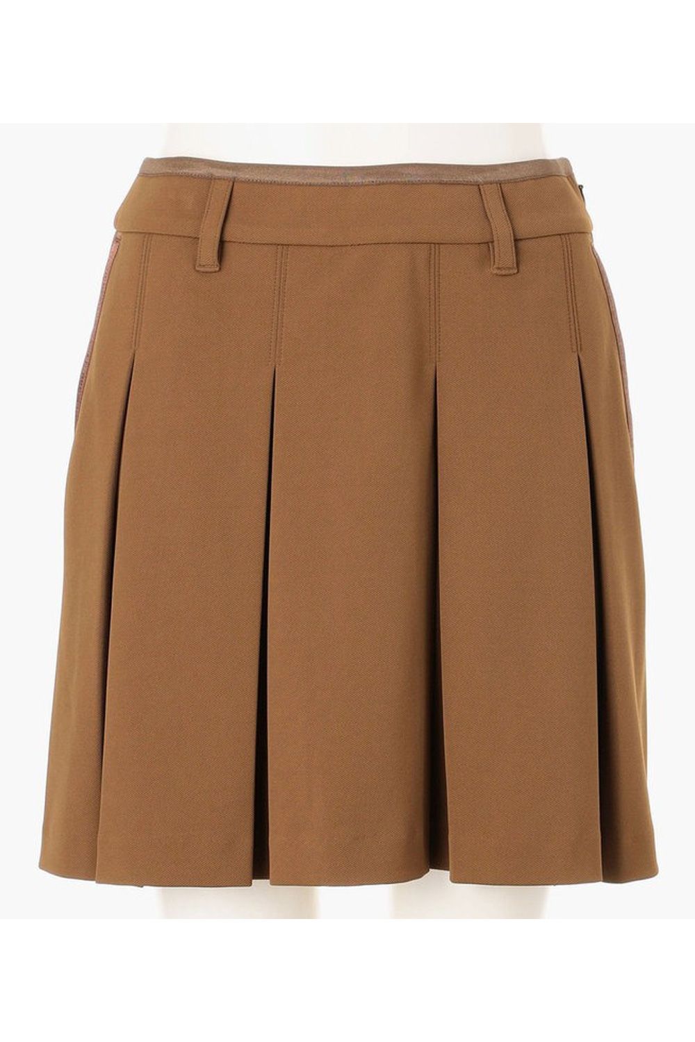 【26AW】【レディース】 WS TWILL PLEATED SKIRT / ツイル プリーツ スカート (ブラウン)
