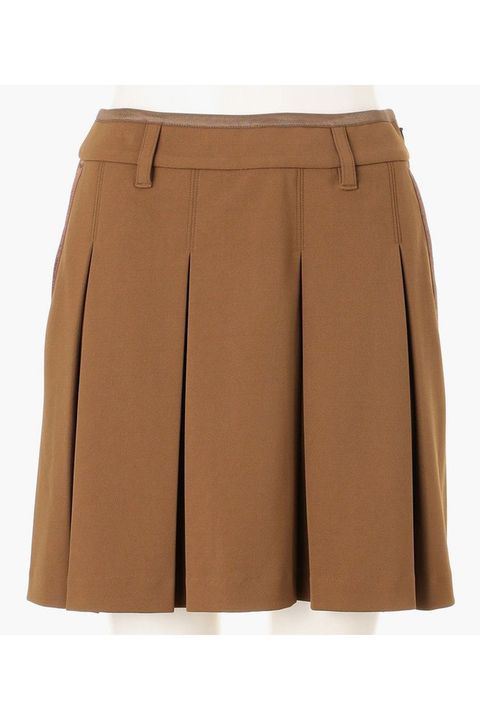 【26AW】【レディース】 WS TWILL PLEATED SKIRT / ツイル プリーツ スカート (ブラウン)