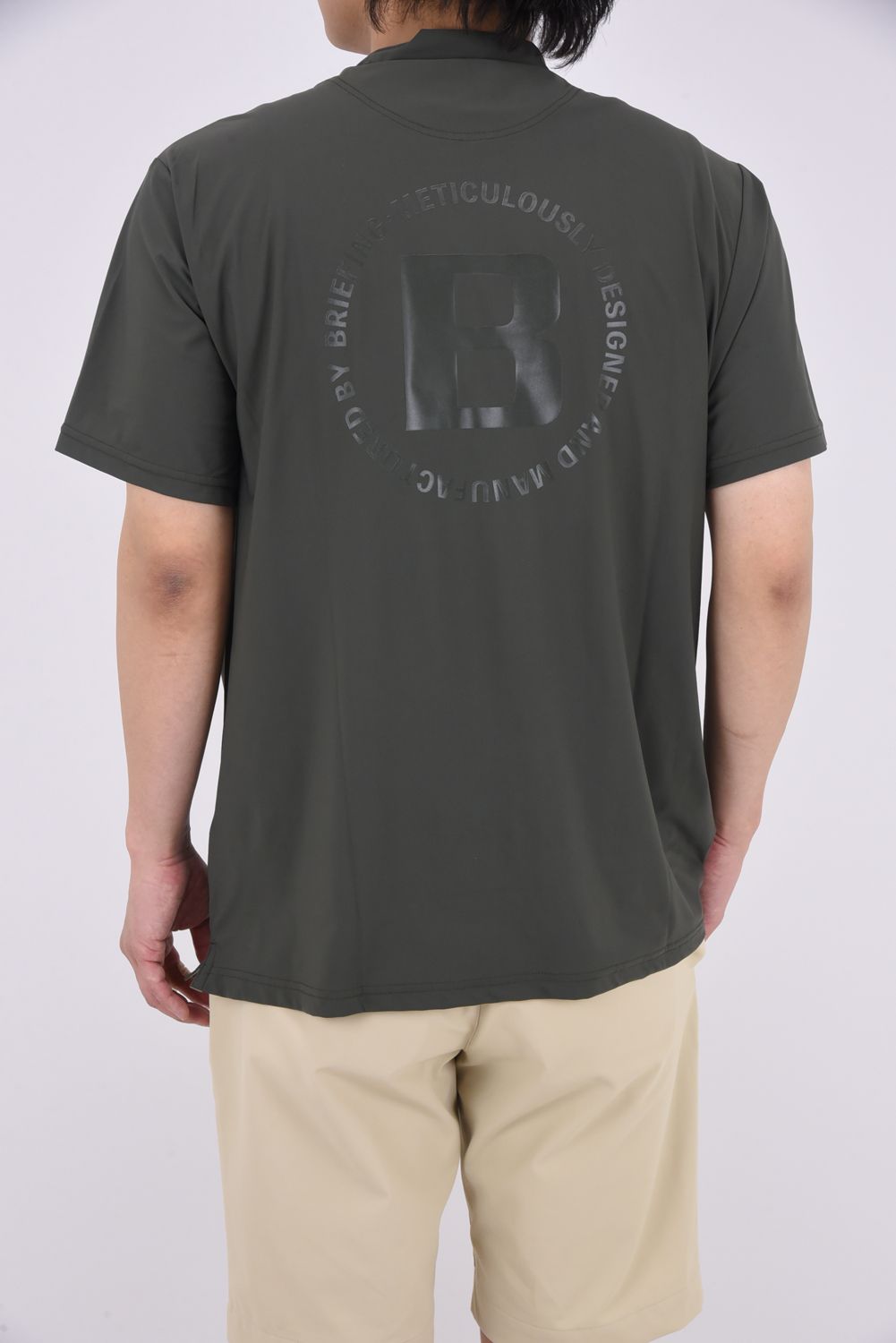 在庫処分セール 言い換え - BRIEFING 【25SS】 ロゴプリント / HIGHNECK GRAPHIC MEN'S レディースウェア