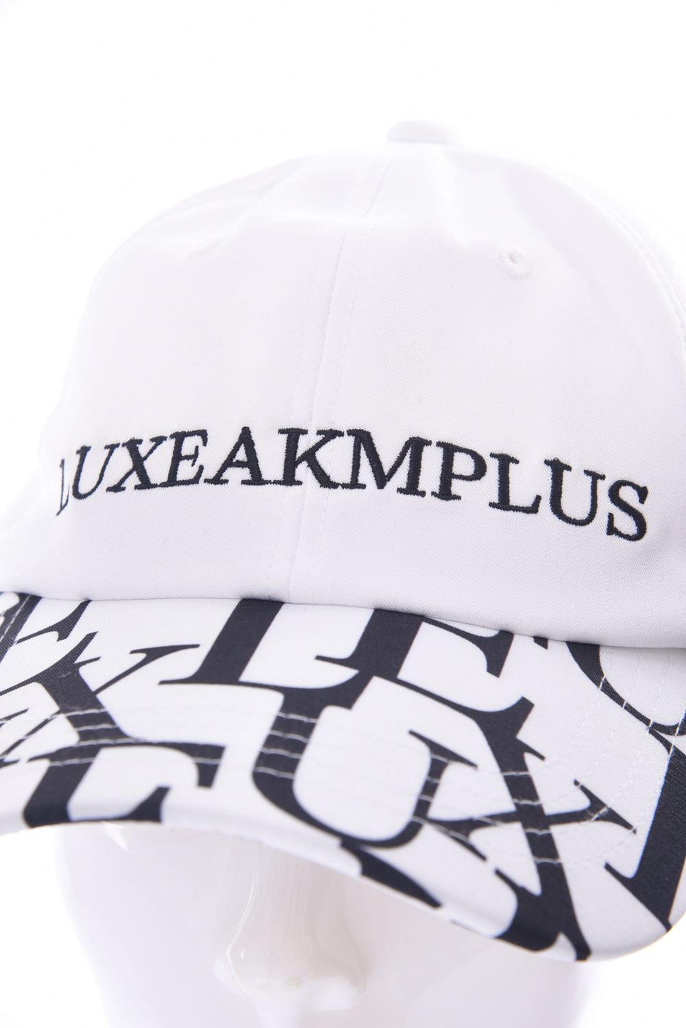 LOGO PATTERN CAP / オリジナル 総柄ロゴ ベースボールキャップ (ホワイト)