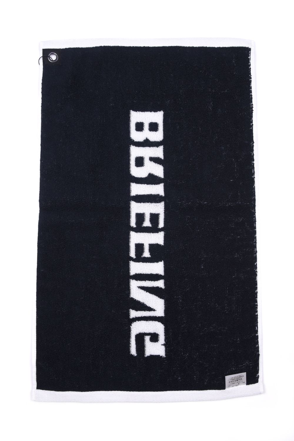 【プレゼント好適品】 LOGO FACE TOWEL BY HIPPOPOTAMUS / ブランドロゴ ループ付き フェイスタオル (ホワイト)