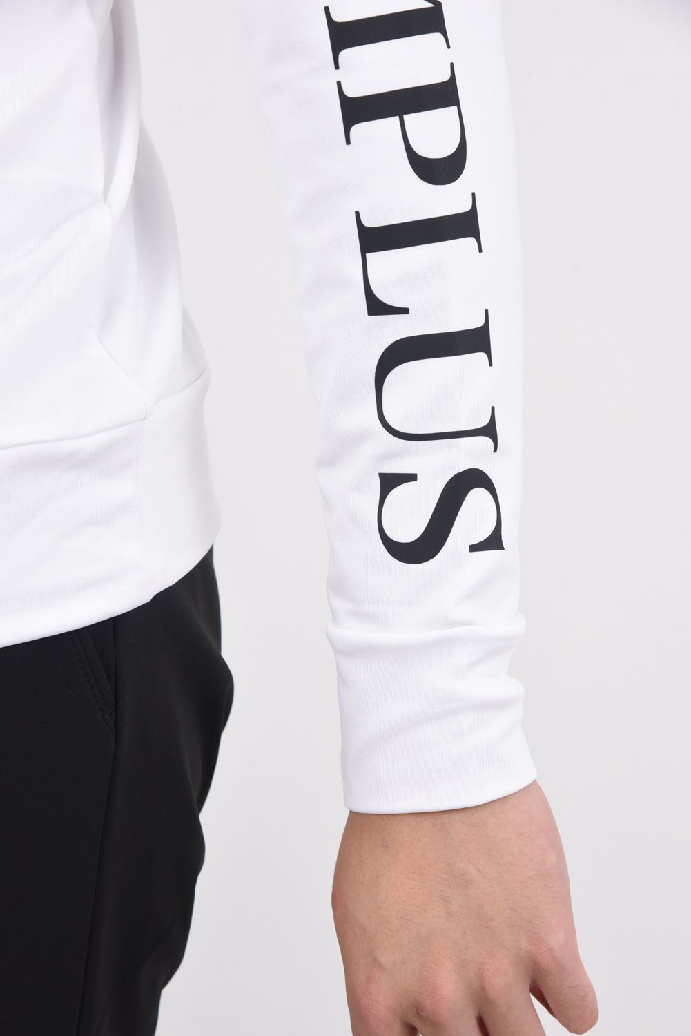 BACK BIG LOGO HIGH NECK T-SHIRTS / ロゴ ハイネック Tシャツ ホワイト