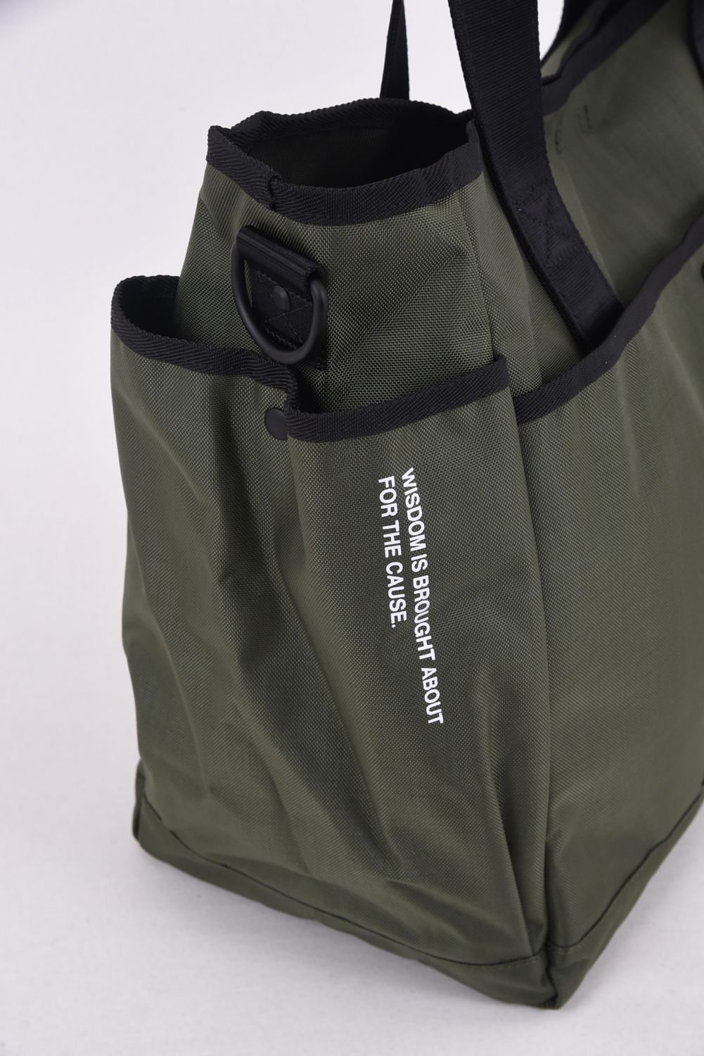NYLON TOTE BAG / ナイロン トートバッグ (カーキ)