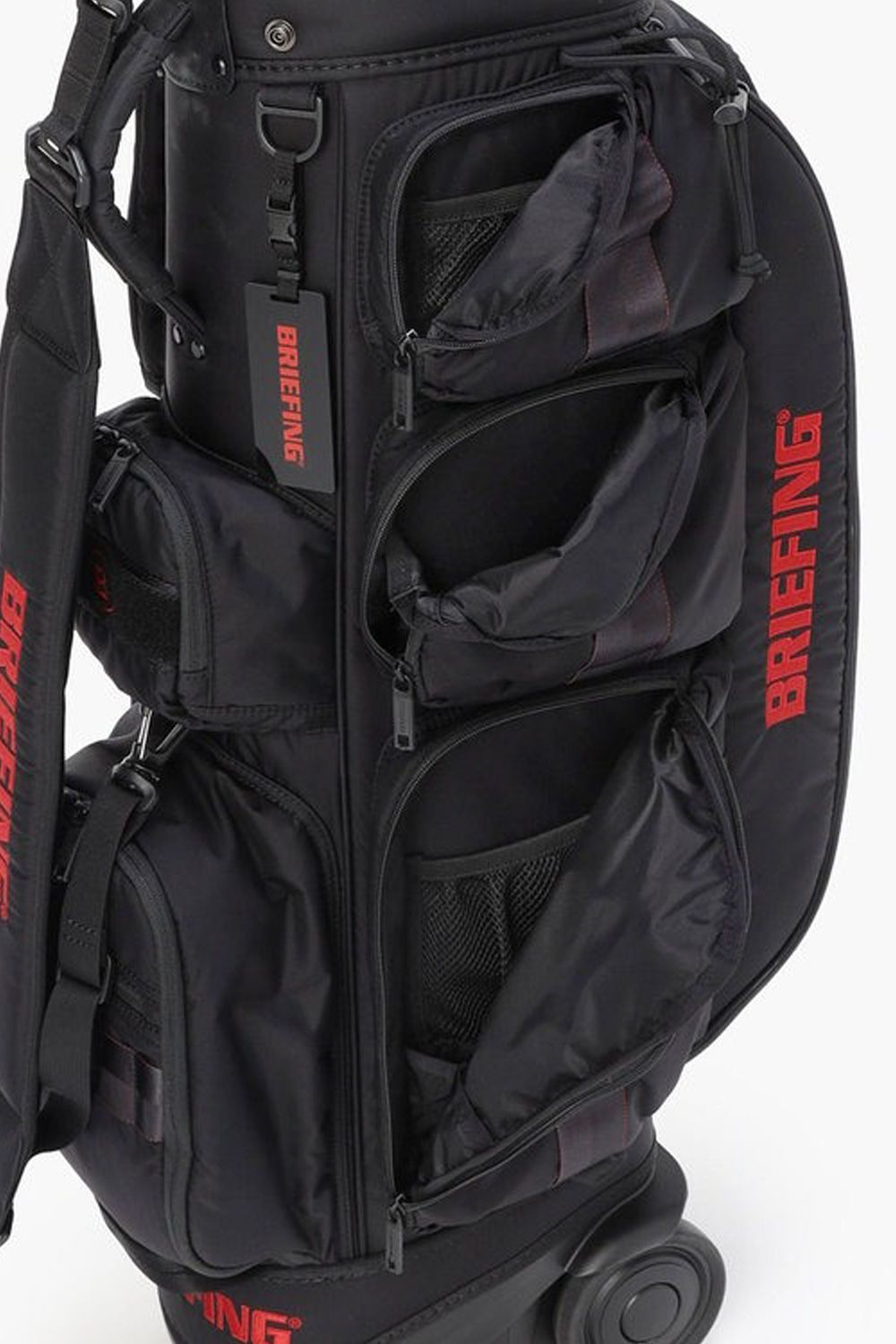 【銀行振込・代金引換不可】【返品・交換不可】【CS SERIES】 CR-6 CASTER / キャスター付き カートタイプ キャディバッグ (ブラック)